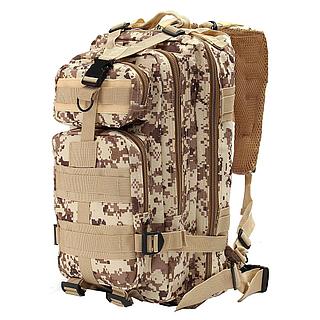 Тактический, походный рюкзак Military. 25 L. Камуфляжный, пиксель, милитари.T413